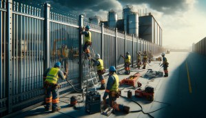 Commercial and Industrial Fence Installation