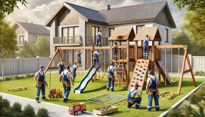 Outdoor Playground Installation