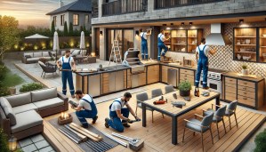 Outdoor Kitchen Installation Outdoor Kitchen Installation