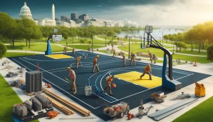 Basketball Court Building Washington DC
